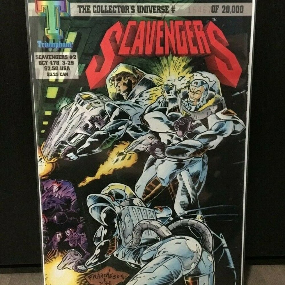 Scavengers #2 (1993) Triumphant Comics - Numbered Limited Print Run